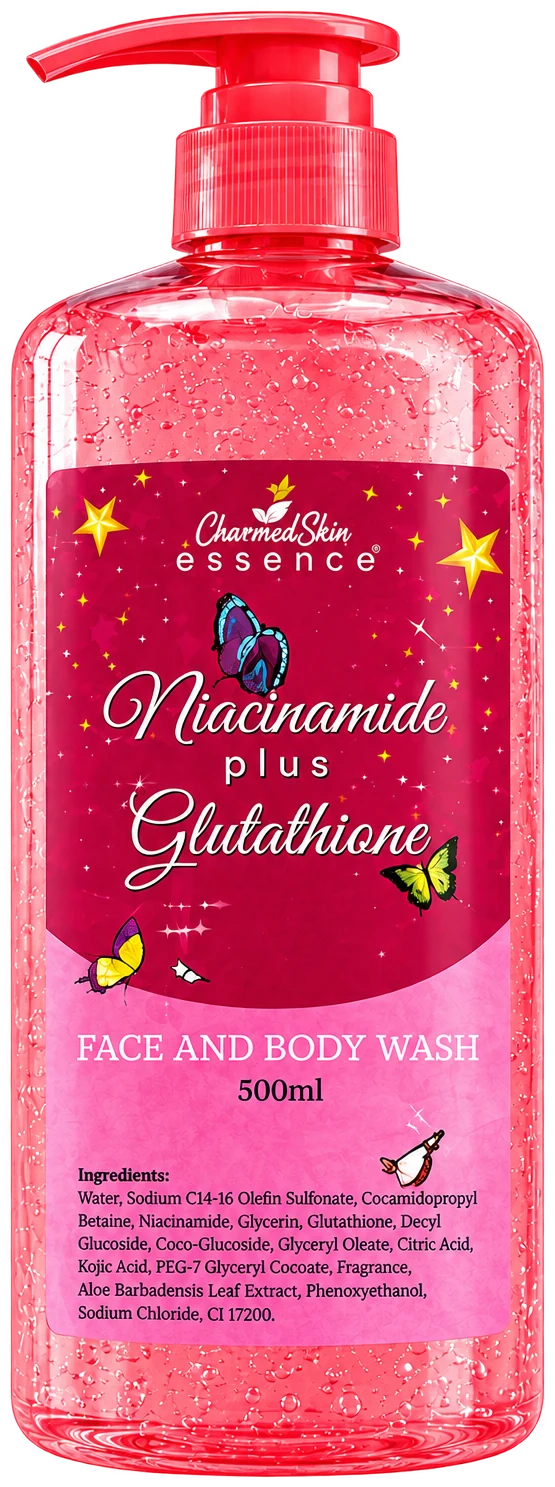Niacinamide and Glutathione Face and Body Wash — Charmed Skin