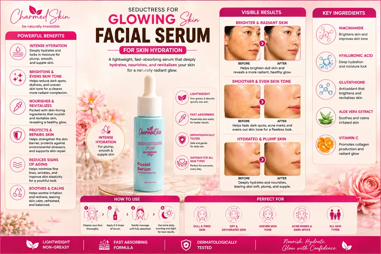Glowing Skin Facial Serum — Charmed Skin